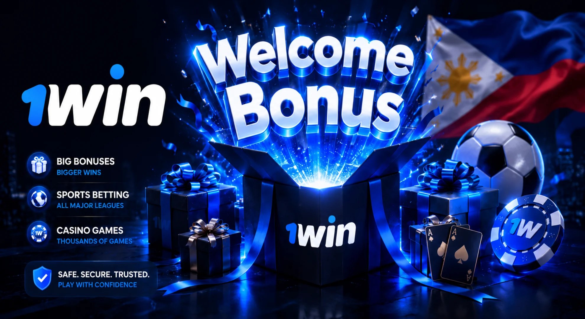Get the 1win welcome bonus for new users in the Philippines.